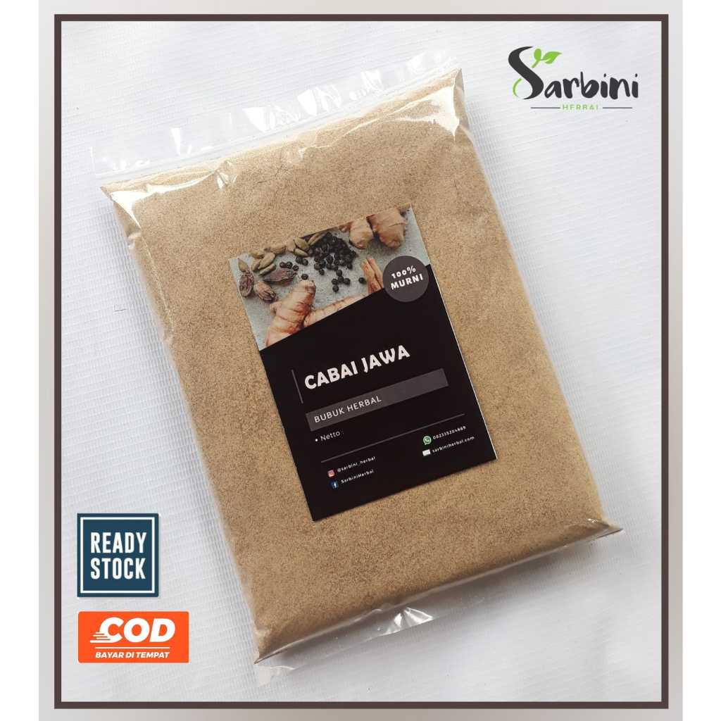 

Cabai Jawa Bubuk 100 gram / 250 gram / Serbuk Cabai Jawa Garansi Terjamin 100% Asli Murni / Simplisia Kering Cabai Jawa / Bahan Ekstrak Cabai Jawa Premium / Jamu Herbal Cabai Jawa Tradisional Tanpa Bahan Pengawet