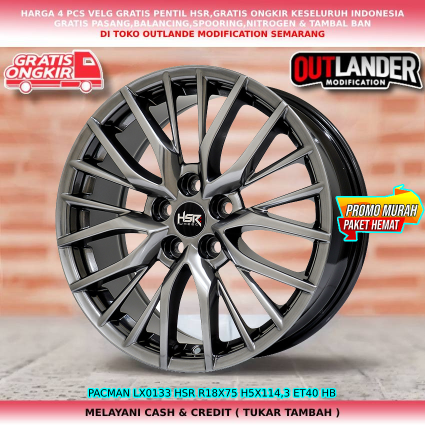 velg mobil Mazda3 Mazda5 Mazda6 CX3 CX5 CX7 CX9 RX8 VX1 dll velg hsr pacman r18 pcd 5x114,3