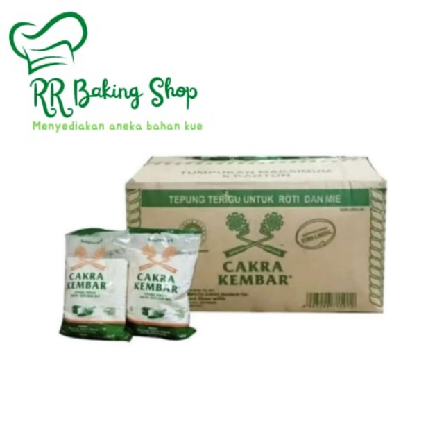 

Tepung Cakra Kembar Ekonomis 1kg - Tepung Cakra Kembar 1kg ( Ekonomis )