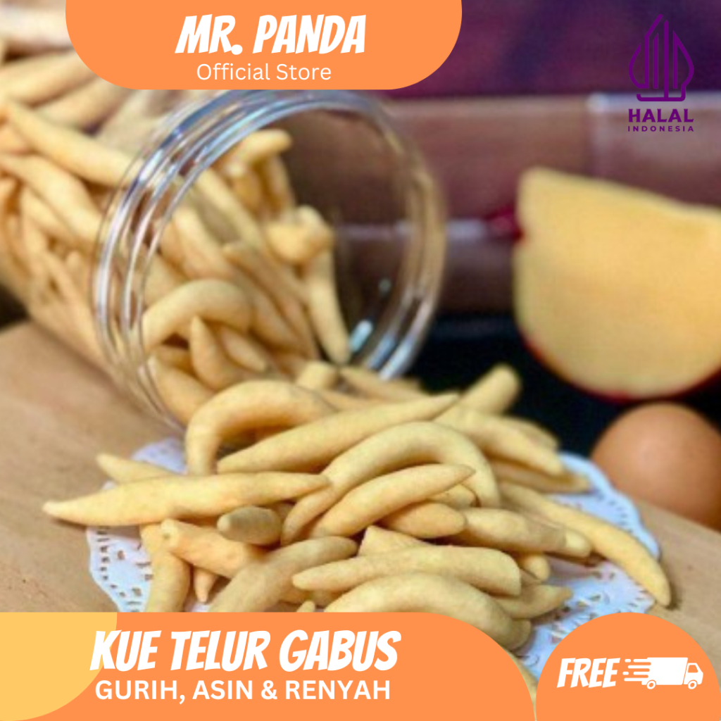 

Kue Telur Gabus Asin Gurih Dan Renyah Mr Panda