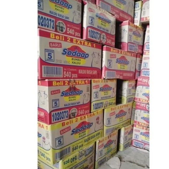 

1 dus Sedaap Bumbu Kaldu isi 540pcs kemasan 9gr