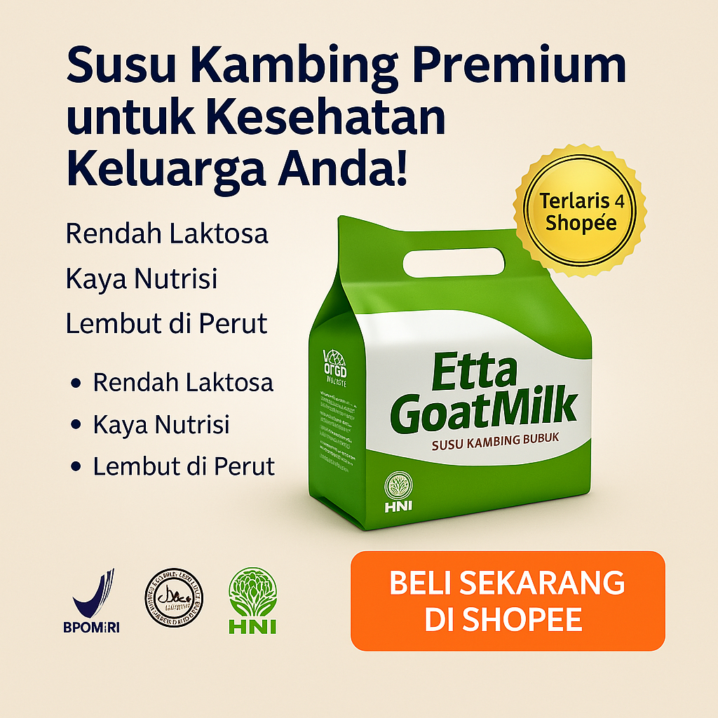 

ETTA GOAT MILK HNI HPAI ORIGINAL