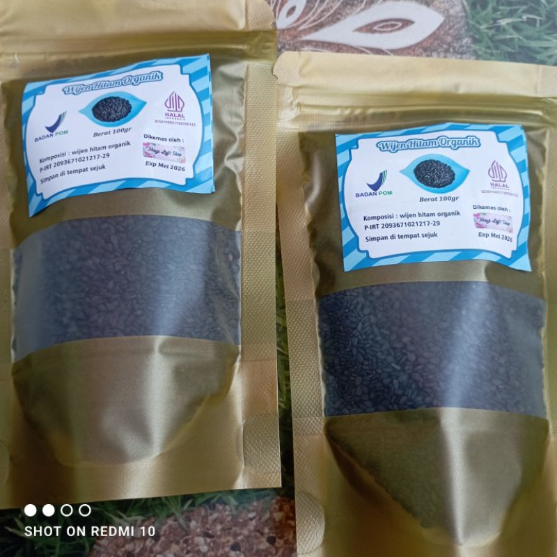 

Biji wijen hitam 100gr sesame seed organik premium quality halal termurah