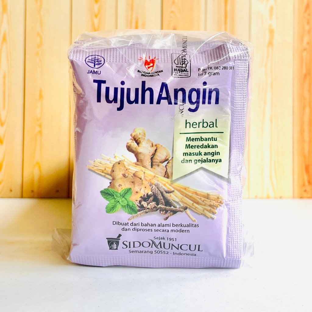 

Jamu Tujuh Angin Sidomuncul isi 10 Sachet - Jamu Masuk Angin Sidomuncul
