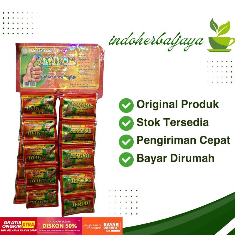 

Kapsul sakit gigi cap jempol