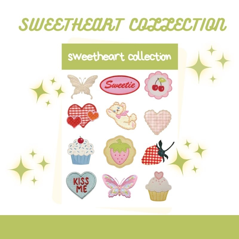 

sticker sheet sweetheart collection aesthetic bisa untuk deco, scrapbook, journaling, phonecase