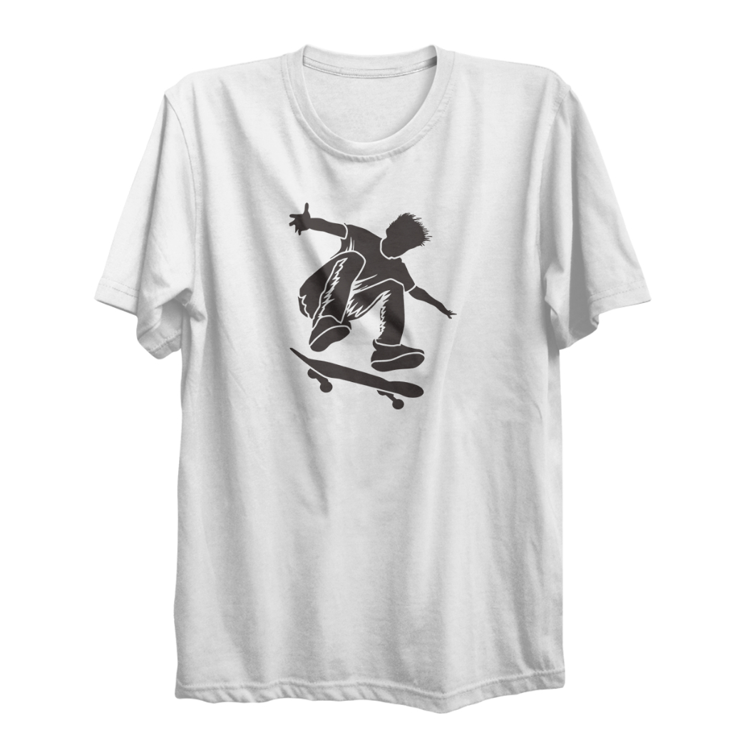 VLZ - Baju Kaos Distro Pria ollie skate T-shirt - Baju - Kaos - Baju Kaos - Baju Kaos Distro - Baju 