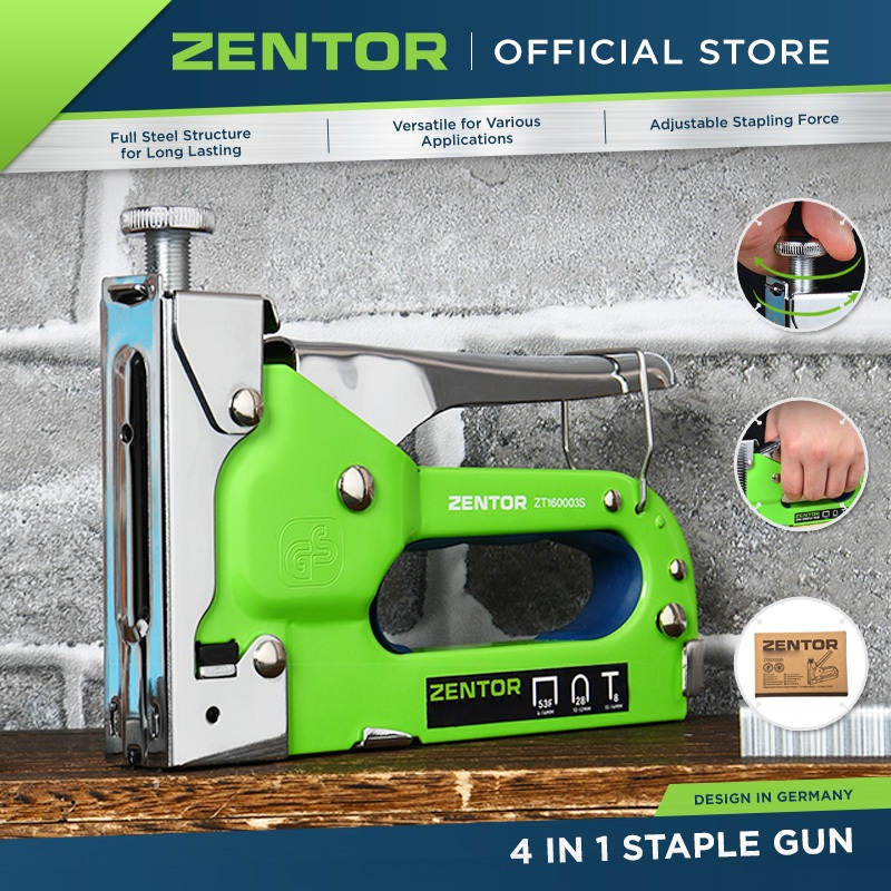 

ZENTOR Staples Tembak 4 in 1 Staple Gun 4 - 14mm ZT160003S