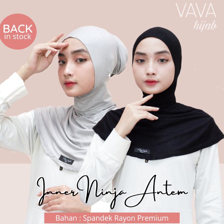 Terbaik Inner Ciput Ninja Resleting Jumbo Tanpa Cepol Anti Tembem Bahan Rayon Spandex Premium Antem 