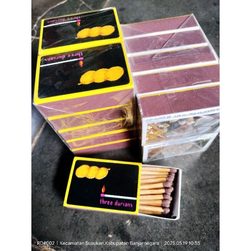 1 Pack 10 Pcs  Korek Api Pentol / Korek Jozz Pematik Api Jadul Korek Api Kayu Three Durians