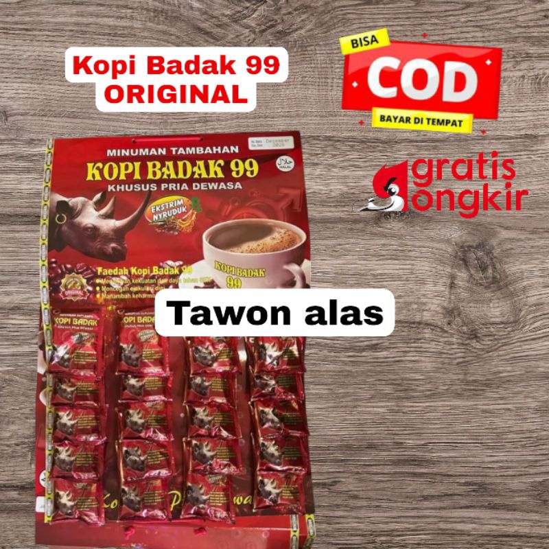 

Coffe badak 99 isi 20 sachet / kopi badak penambah stamina