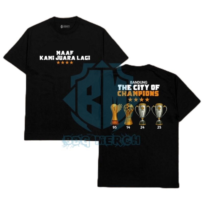 Crazy Apparel - Kaos Bandung Kota Juara - Persib Juara