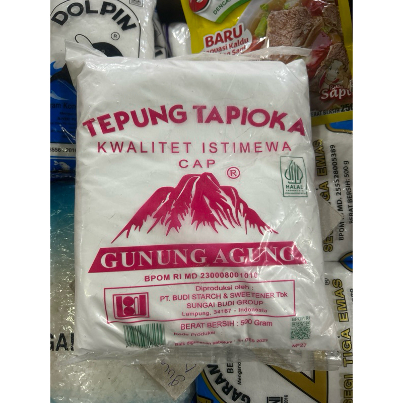 

Tepung Tapioka Gunung Agung 500gr