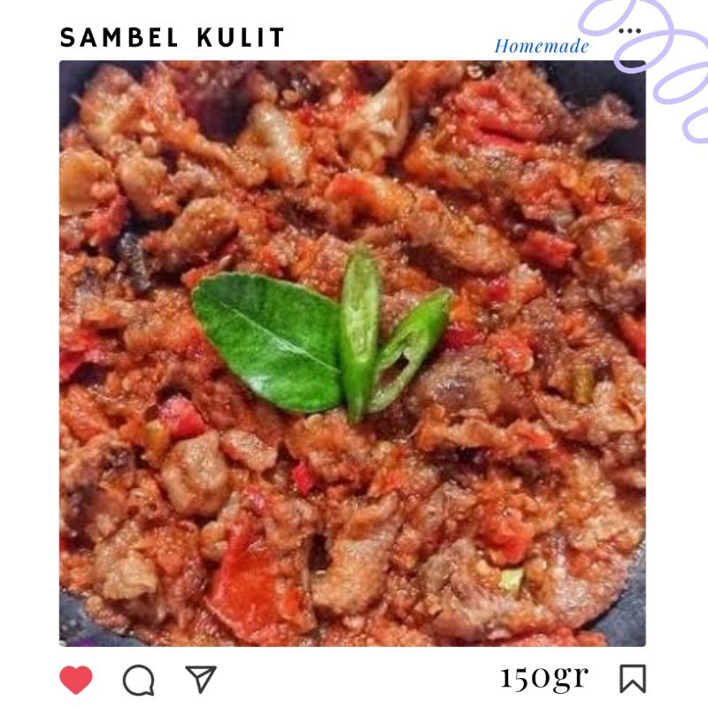 

SAMBAL KULIT AYAM || SAMBAL KRIUK || PEDAS NAMPOL || 150gr || HOME MADE || PEDAS GURIH