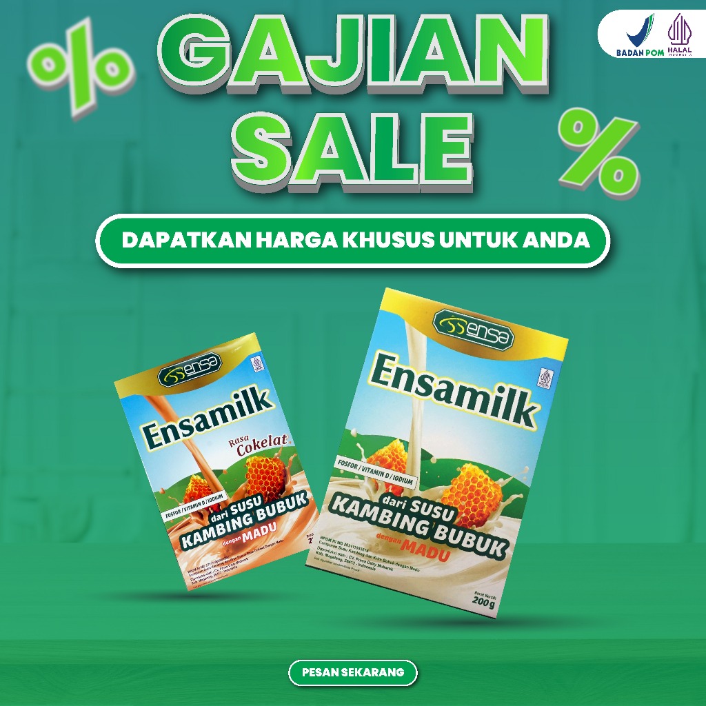 

Paket Hemat Susu Etawa Ensamilk dengan Madu