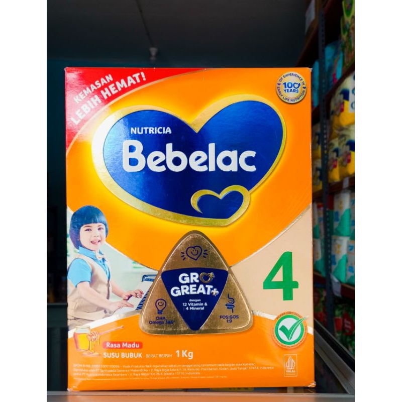 

Bebelac 4 rasa Madu netto 1000 gram