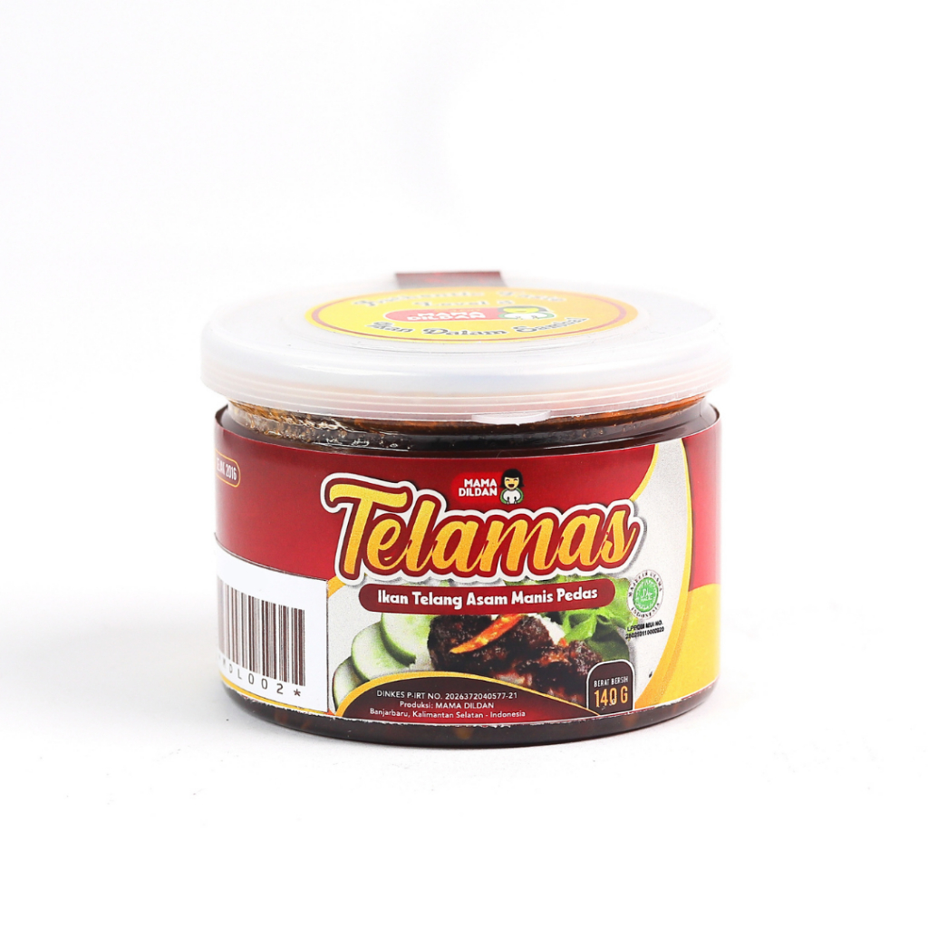 

TELAMAS IKAN TELANG ASAM MANIS PEDAS Mama Dildan MDL002