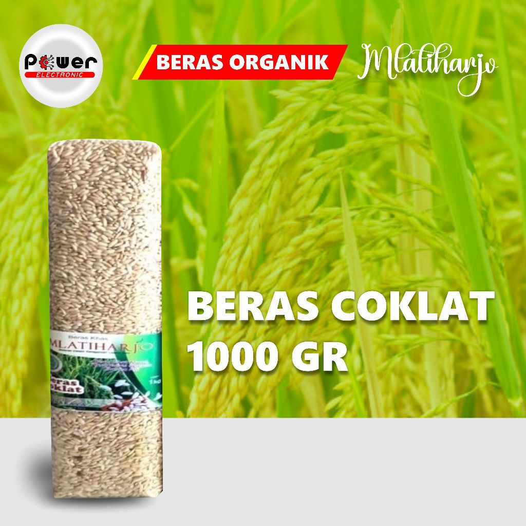 

Beras Organik Premium Mlatiharjo 1KG Beras Coklat Beras Sehat Beras Diet Kemasan Vaccum