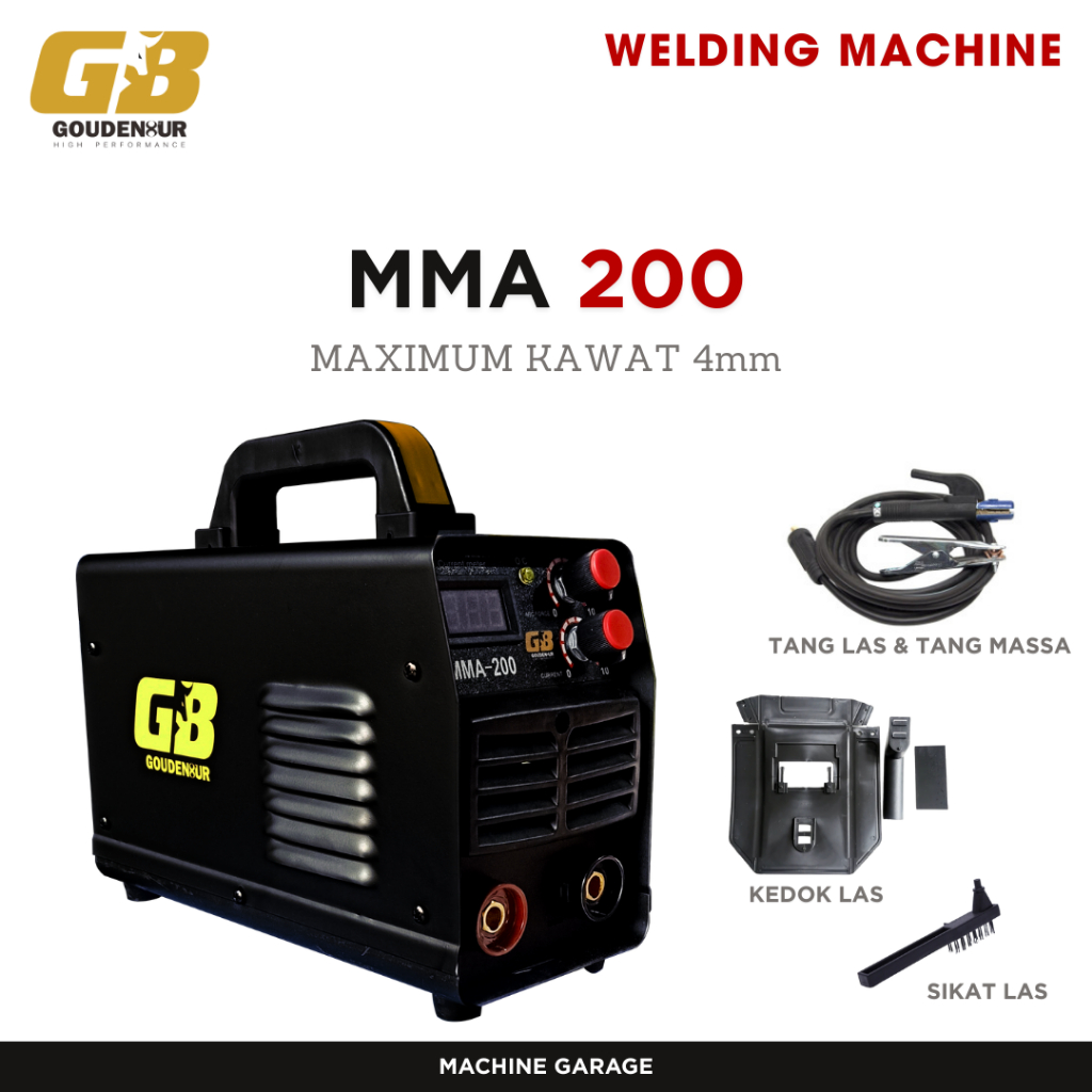 Mesin Las MMA 200 GB V3 Heavy Duty WELDING MACHINE