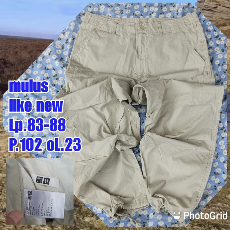 celana gorpcore gembrong pria uniqlo balon