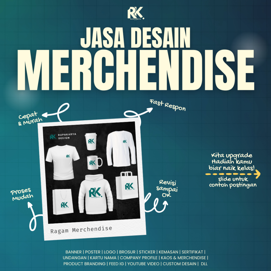 JASA DESAIN MERCHENDISE | MUG | TUMBLER | GOODIEBAG | SOUVENIR | BUAT DESAIN KAMU JADI NAIK KELAS