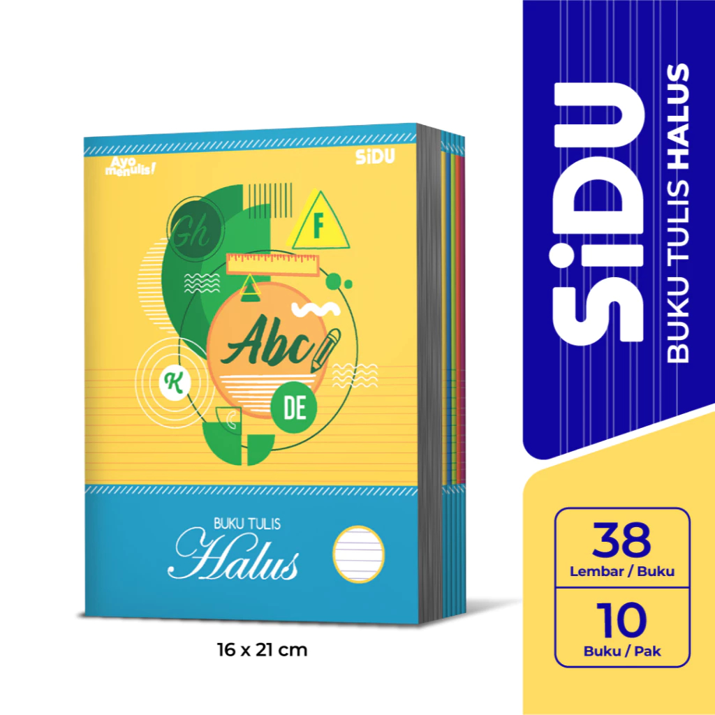

SIDU Buku Tulis Halus 38 Lembar / Buku Tulis Halus 38 Lembar Halus