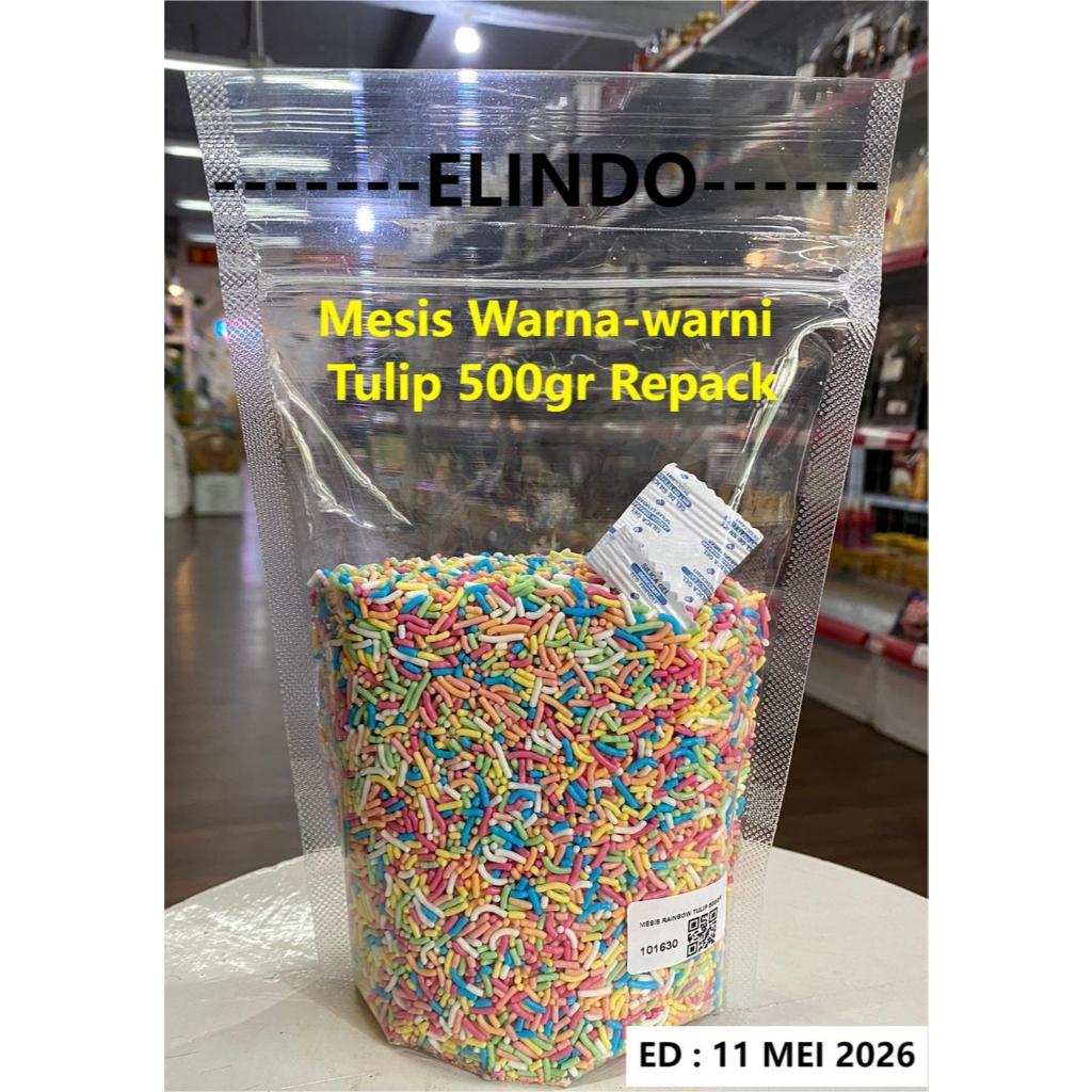 

Mesis Tulip warna warni/ rainbow repack 250/500gr
