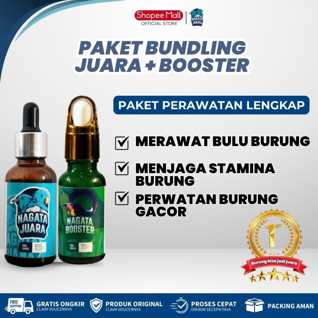 DimasStorr PAKET BUNDLING - Nagata Juara + Nagata Booster Paket Peratan Lengkap Dan Lebih Hemat