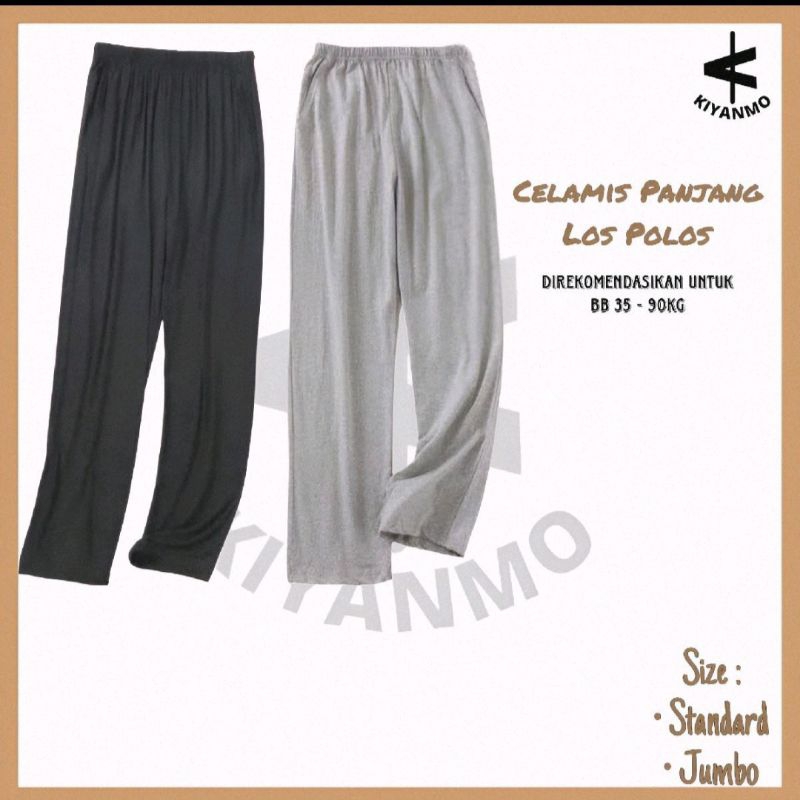 Celamis Los Polos/Celana dalaman Gamis / Celamis Wanita/ Celamis polos/Celamis Katun/Celamis Panjang