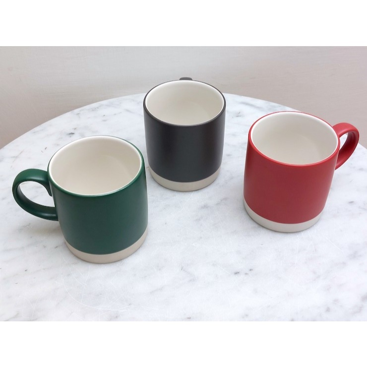 Mug Keramik Kopi / Teh Minimalist - Ceramic Coffee / Tea Mug DUALTONE 300ml