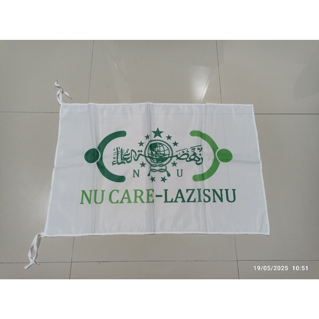 BENDERA NU CARE - LAZISNU READY STOCK UKURAN 90X60 TC POLYESTER SIAP KIRIM