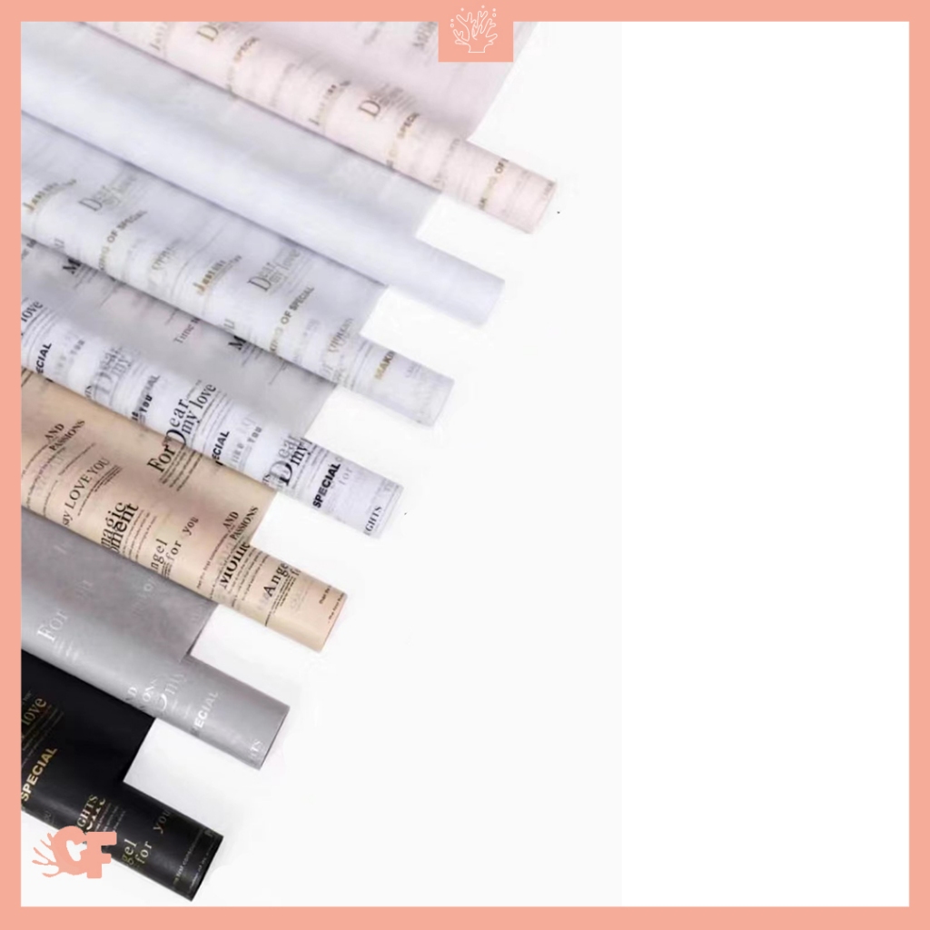 

20 LEMBAR Kertas Buket Bunga Waik Motif Buket Bunga Flower Wrapping Kertas Buket Wajik KB6248