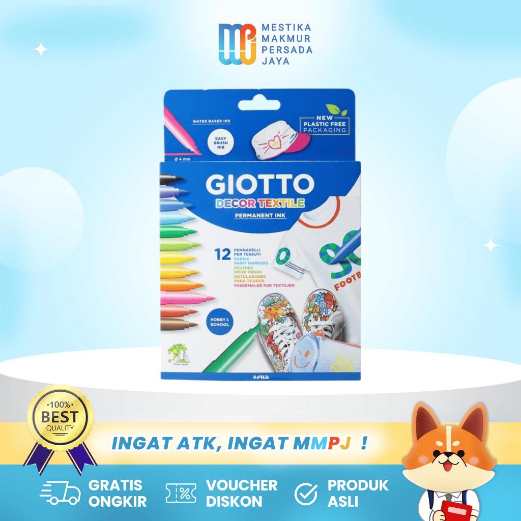 

Giotto Decor Textile Spidol Warna Permanen untuk Kanvas / Kain / Tekstil / Baju / Sepatu