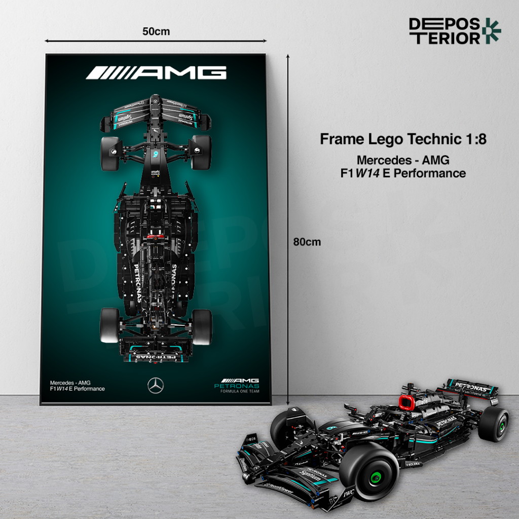 Poster Frame Lego Besar 1:8 Lego Bricks Lego Technic