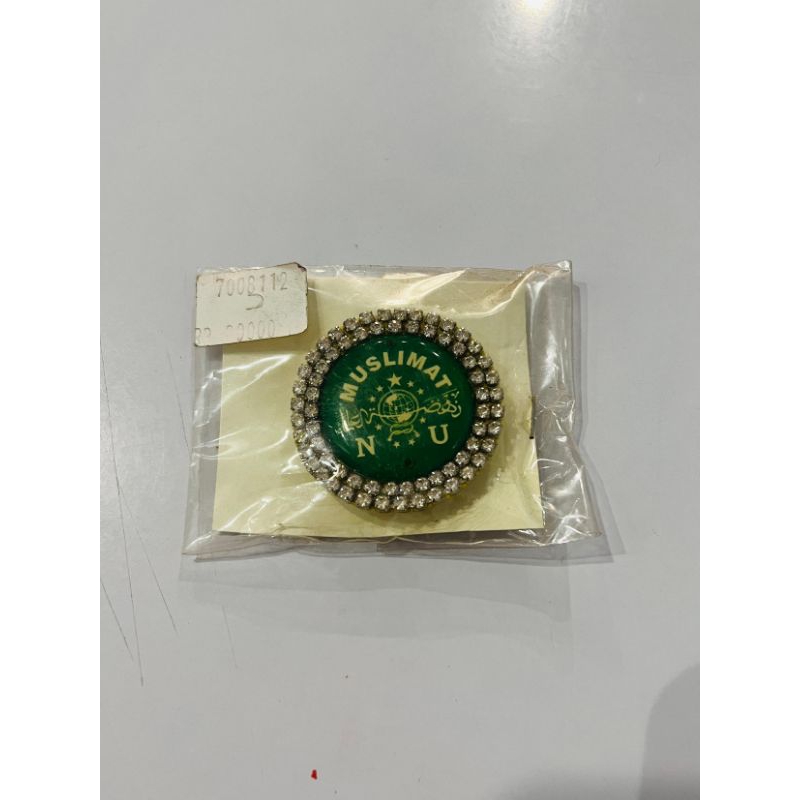 Bross Muslimat NU BrossHijab Model Muslimat Pin Muslimat NU Logo Muslimat NU Permata Bulat Swarovski