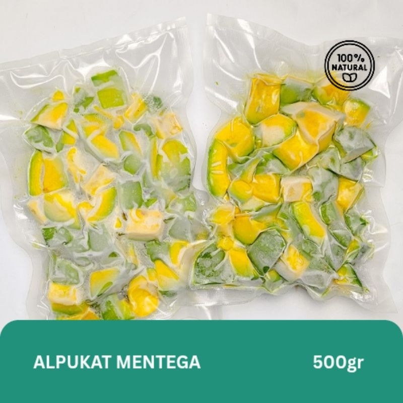 

Alpukat mentega frozen tanpa biji 500gr