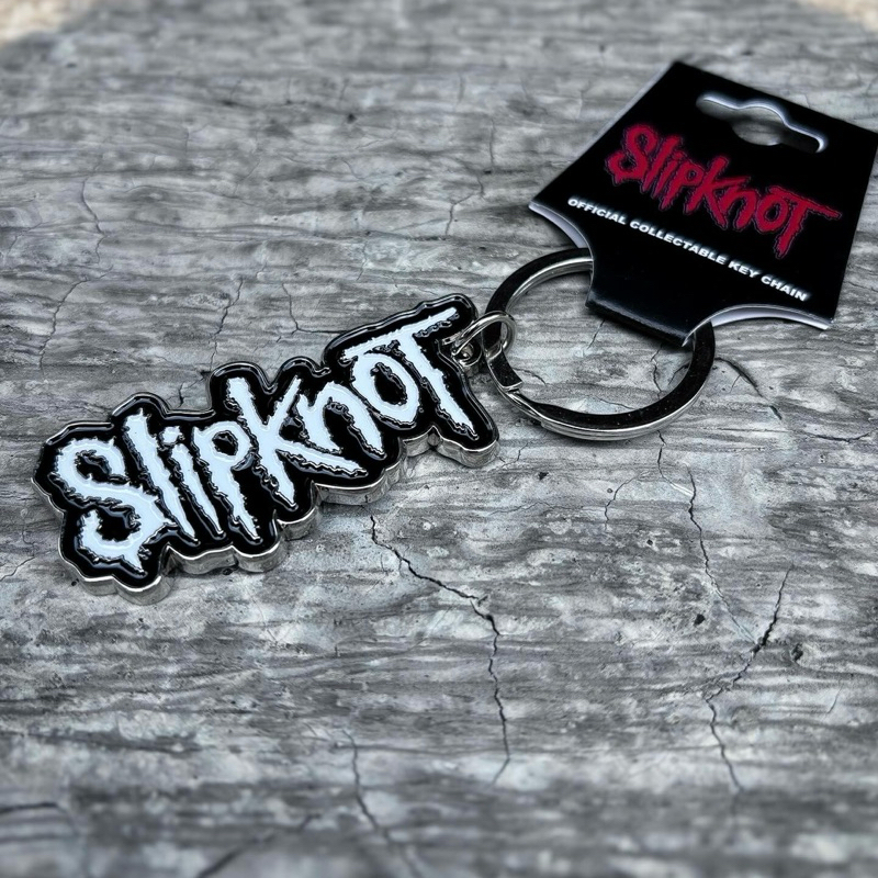 Official Slipknot - Black Logo Keychain