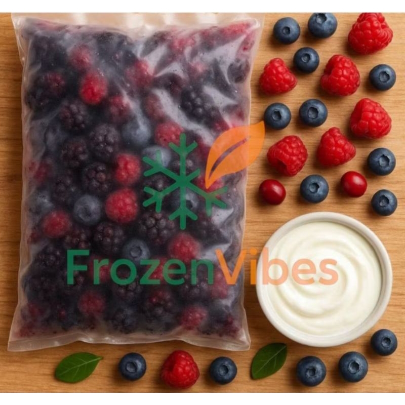 

FROZEN MIX BERRIES/ buah berri mix frozen 1kg/ Berri frozen/ berry frozen mix