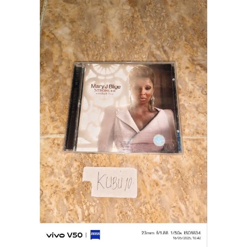 KASET CD - MARY J BLIGE - STRONGER - WITH EACH TEAR