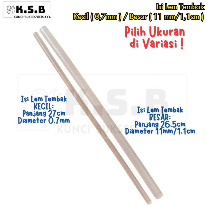 

Isi Lem Tembak Kecil ( 0,7mm ) / Besar ( 11 mm/1,1cm ) SATUAN