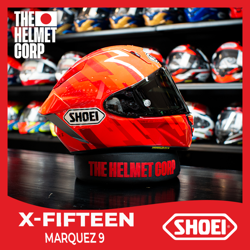 SHOEI X-FIFTEEN MARQUEZ 9 FULL FACE HELMET