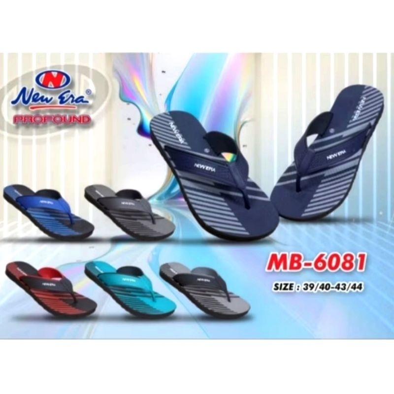 sandal jepit pria new era 6081 full karet