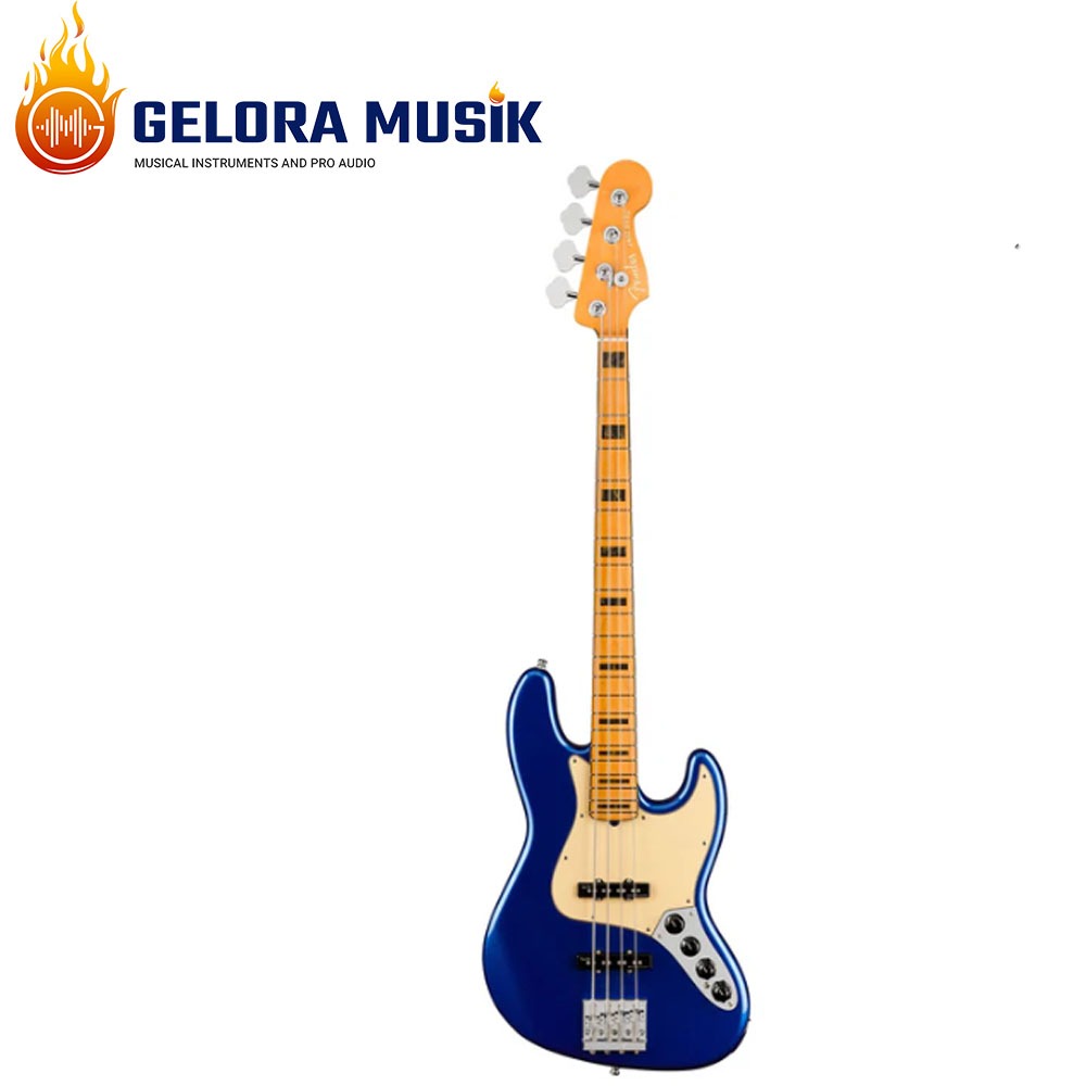 Gitar Bass Fender American Ultra Jazz Bass, Maple FB, Cobra Blue