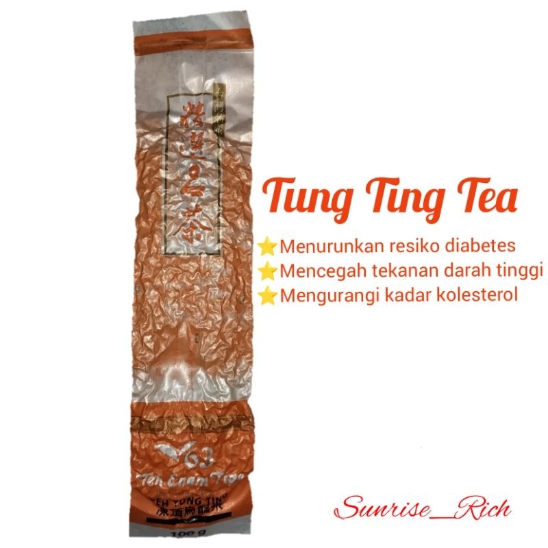 

Teh 63 Enam Tiga Tung Ting Oolong 100 Gr - Sunrise_Rich