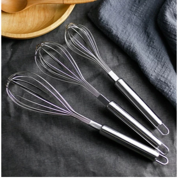 Pengocok Telur Kocokan Telor Manual Stainless Spiral Tebal Hand Mixer Egg Whisk Adonan Kue Stainles 