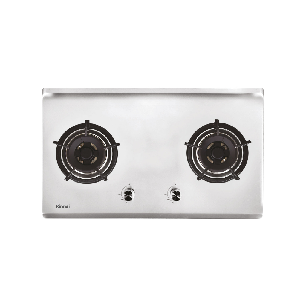 RINNAI Kompor Tanam Stainless 2 Tungku RB  72 S / Kompor Tanam Rinnai 2 Tungku Stainless