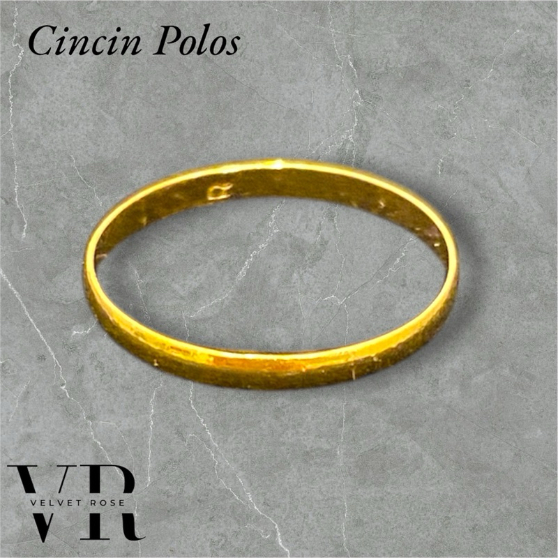 Cincin Polos Emas Muda