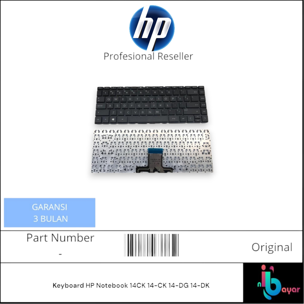 Keyboard HP Notebook 14CK 14-CK 14-DG 14-DK