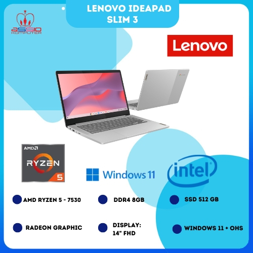 LENOVO IDEAPAD SLIM 3 RYZEN 5 RAM 8GB SSD 512GB