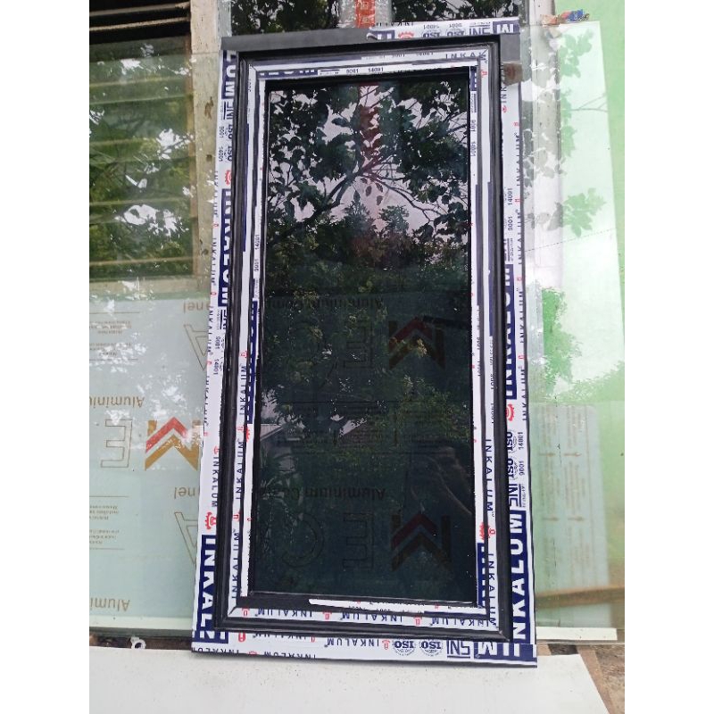 JENDELA CASMEN ALUMUNIUM150x50 150X 60 Lengkap